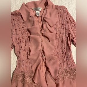 Vintage Ruffle Blouse
